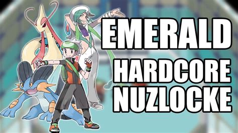 a casual tries Pokémon Emerald Hardcore Nuzlocke YouTube