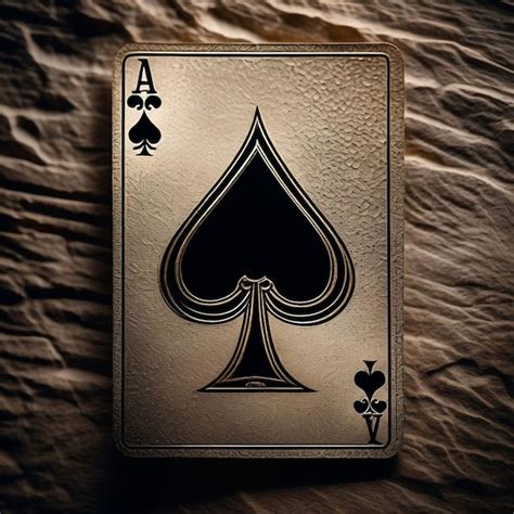premium photo surreal image   ace  spades