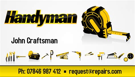 Logos For Handyman Business Cards