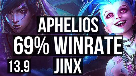 Aphelios And Rell Vs Jinx And Milio Adc 6 0 9 69 Winrate Dominating