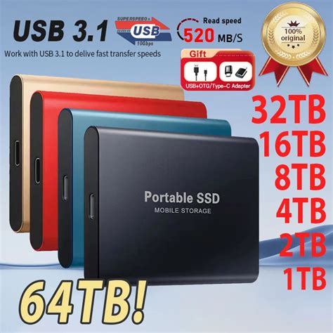 Внешний жесткий диск на 1 ТБ, Φ SSD M.2 | AliExpress