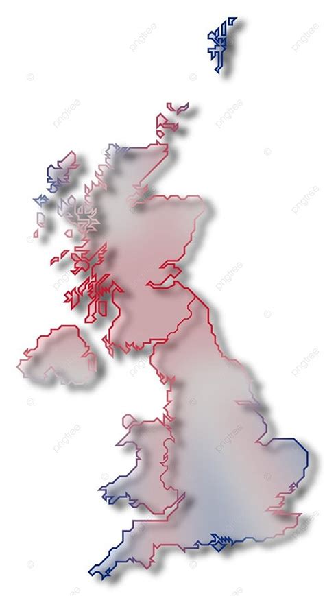 Map Of United Kingdom Political Map Of United Kingdom With The Several