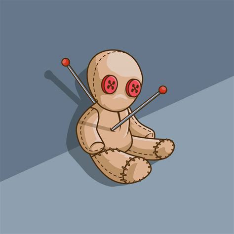 Voodoo Doll Vector Illustration 217339 Vector Art At Vecteezy