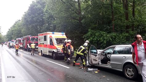 Verkehrsunfall Personen Eingeklemmt Am Donnerstag 09 07 2015 FF