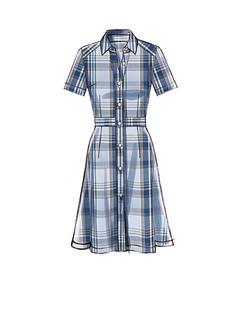 M7623 McCall S Patterns Shirt Dress Pattern Fashion Design Clothes