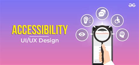 What Is Accessibility In Ui Ux Design Geeksforgeeks