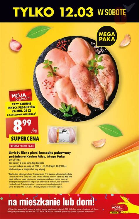 Biedronka W Tym Tygodniu Filet Z Piersi Kurczaka Promocja