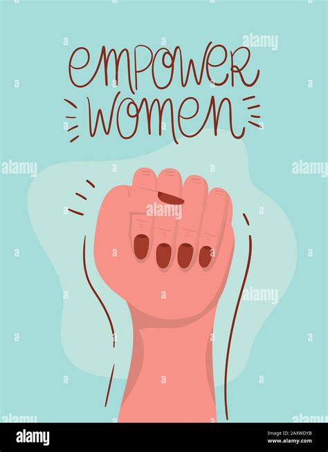 Hand Fist Of Women Empowerment Vector Design Stock Vector Image Art