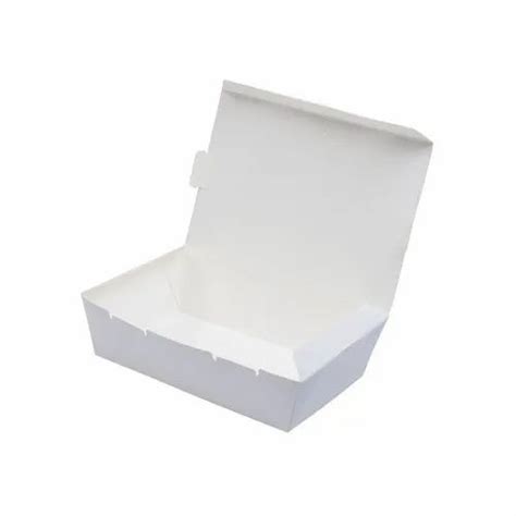 White Paper Small Disposable Lunch Boxes For Food Packaging At Best