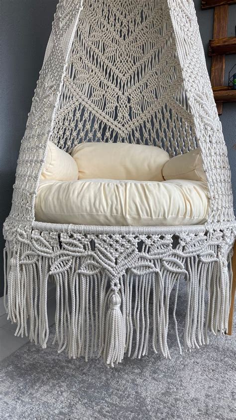 Hanging Chair Macrame Swing H Ngesessel Swing Chair Macrame Swing