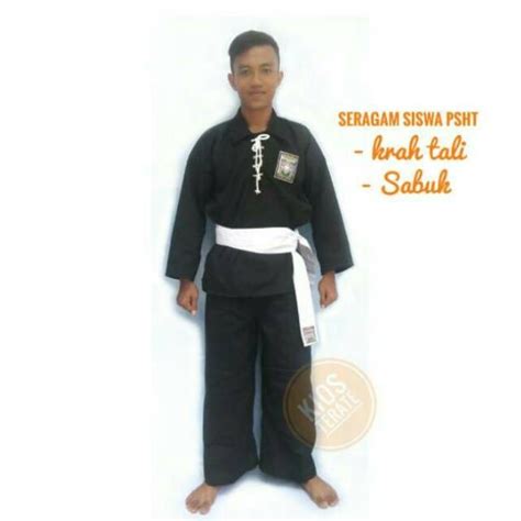 Jual Seragam Silat Baju Silat Latihan Siswa Psht Teratebaju Silat