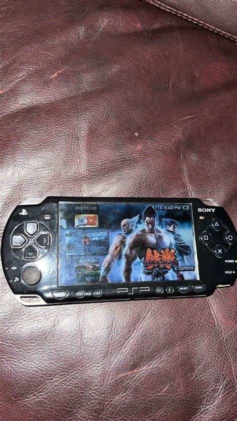 Sony PSP Black Console PSP 2004 W Charger Cases 16GB Memory