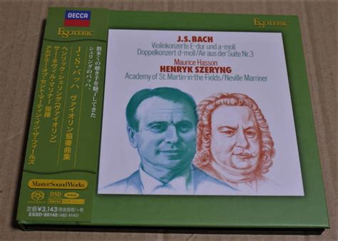 【目立った傷や汚れなし】廃盤超希少 初期西独盤 ヘンリック・シェリング ネヴィル・マリナー アカデミー室内管 J S バッハ ヴァイオリン協奏