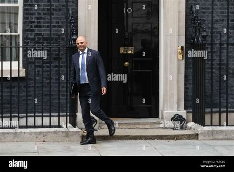 Home Secretary Sajid Javid Leaves Hi Res Stock Photography And Images