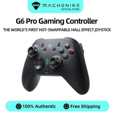 Machenike G Pro Tri Mode Wireless Gamepad Controller Hot Swappable Hall Effect Joysitck