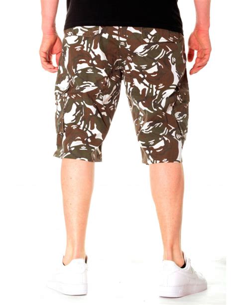 Urban Cargo Shorts Camo White Cp 006 S