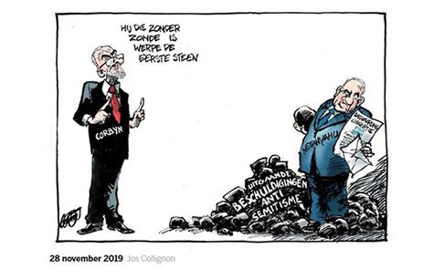 Dutch daily’s cartoon shows Netanyahu behind UK Labour anti-Semitism ...