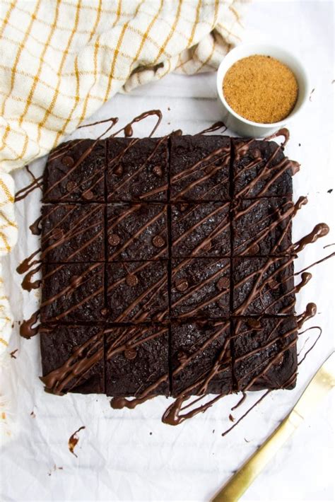 Vegan Chickpea Brownies Gluten Free Nut Free Paleo Healthy