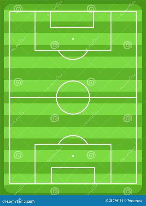 Soccer pitch stock vector. Illustration of scheme, arrangement - 28076193