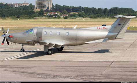 LX JFH Jetfly Aviation Pilatus PC 12 45 Photo By Stephen Duquemin ID