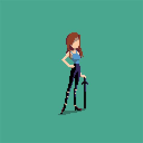 Female Character Design Pixelart Pixel Art Characters Character