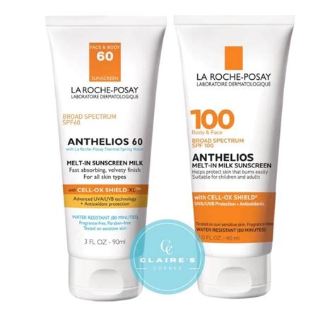 La Roche Posay Anthelios Melt In Sunscreen Milk Spf60 Melt In Milk Sunscreen Spf 100 Lazada Ph