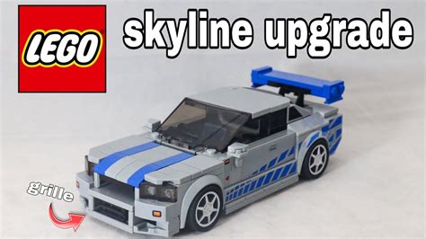 Tutorial Lego Nissan Skyline Upgrade Youtube