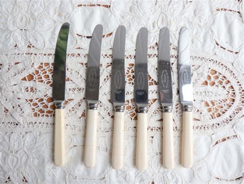 Vintage Butter Knife Set Of 6 Etsy