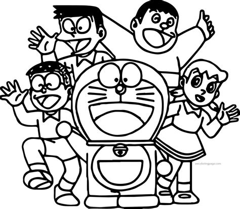 Doraemon Coloring Pages