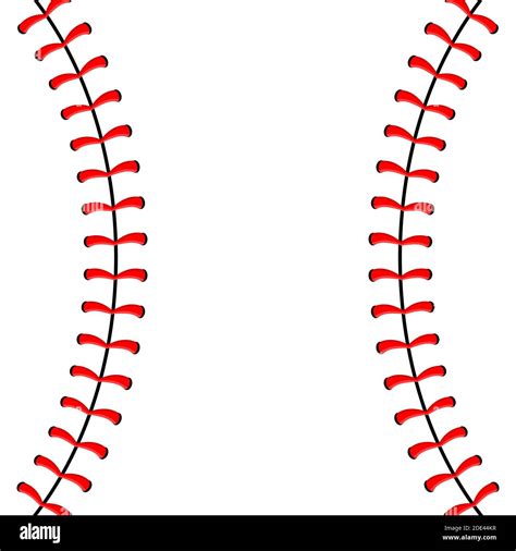 Baseball Stitching Vector