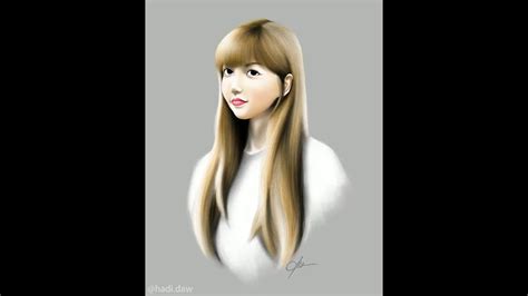 Lisa Blackpink Speed Drawing YouTube