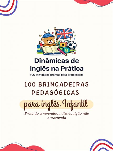 Material Didático Inglês Infantil Pdf Grátis - Para Inglês Infantil: 100 Brincadeiras Pedagógicas | PDF