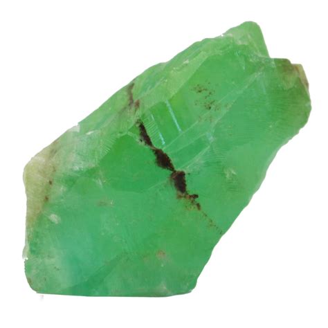 Large Green Calcite Crystal Rare Emerald Color The Crystal Grid