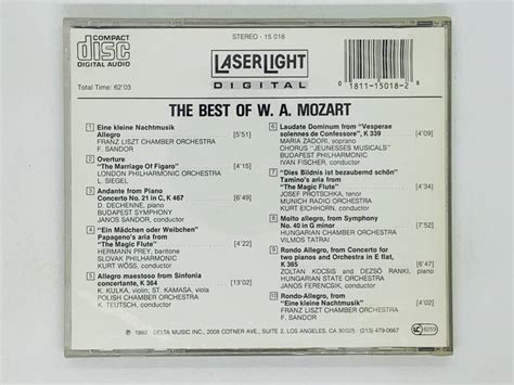 Yahooオークション 即決cd The Best Of Wa Mozart Selections F