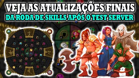 Tibia Atualizações finais da roda de skill Agora é o que vai pra