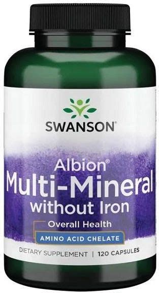 Swanson Albion Multi Mineral Without Iron 120kaps Opinie I Ceny Na Ceneo Pl