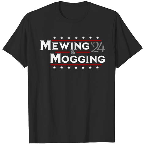 Mewing Mogging Votemaxxing Funny Political 2024 Election T Shirts Sold