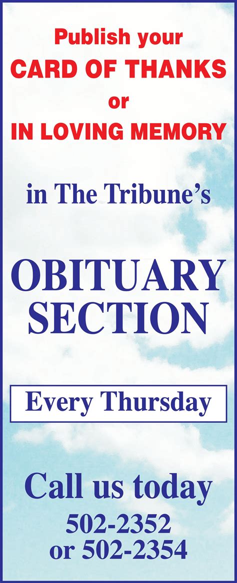 12222022 OBITUARIES by tribune242 - Issuu