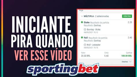 Essa Estrat Gia Na Sportingbet Youtube