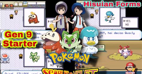 Pokemon Scarlet & Violet (GBA) New Hack Roms 2022 with Gen 9 Starter