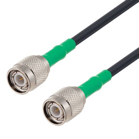 Low Loss Tnc Male To Tnc Male Cable Lmr Coax With Lf Solder