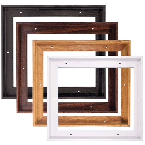 Amazon Canvas Floating Frame Wood Look Canvas Floater Frames For