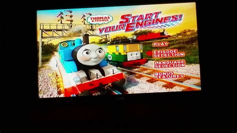 Thomas And Friends Start Your Engines 2016 Dvd Menu Walkthrough Youtube