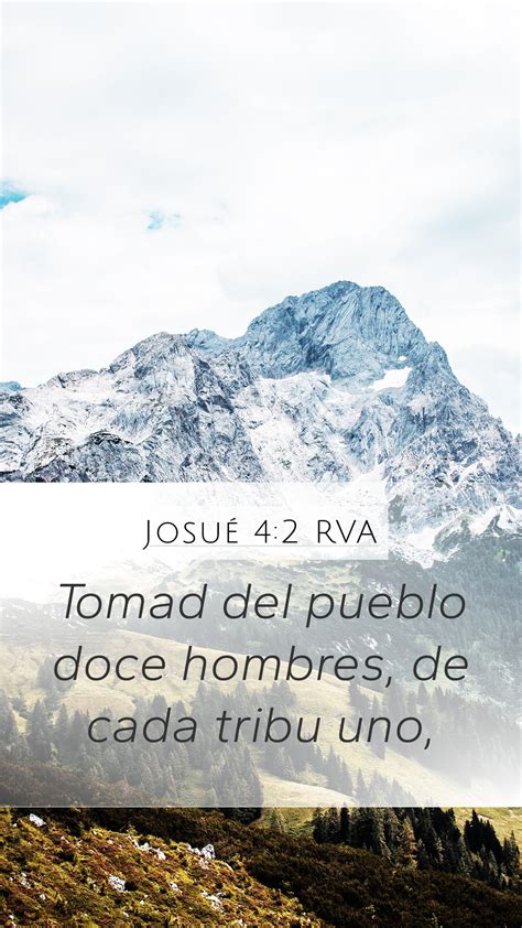 Josué 4 2 RVA Mobile Phone Wallpaper Tomad del pueblo doce hombres