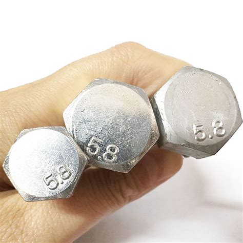 China Hot Dip Galvanized Grade DIN Hexagon Bolt Diameter Range M M Manufacturers And