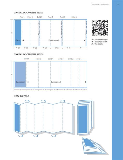 Paper Folding Templates for Print Design Digital Product PDF Format - Etsy