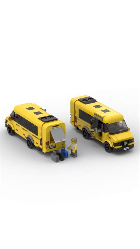 Lego Taxi Van Mercedes-Benz MOC by 2MK Garage | Lego Taxi Va… | Flickr