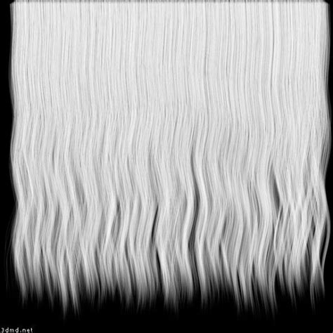 Human Hair Textures Dark Hair Texture Transparency Map Image