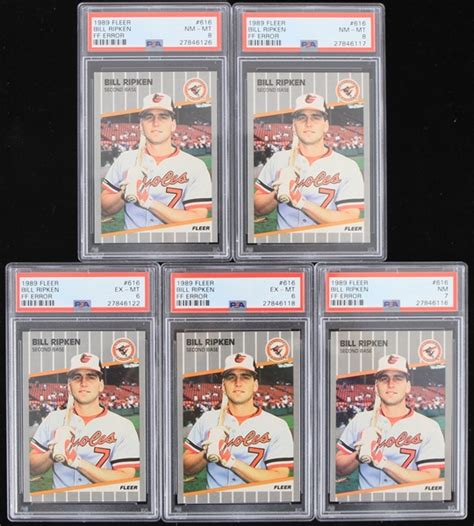 Lot Detail 1989 Bill Ripken Baltimore Orioles FF Error Fleer Baseball