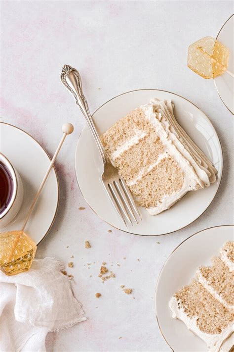 High Altitude Chai Tea Spice Cake With Honey Biscoff Buttercream